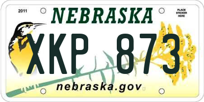 NE license plate XKP873