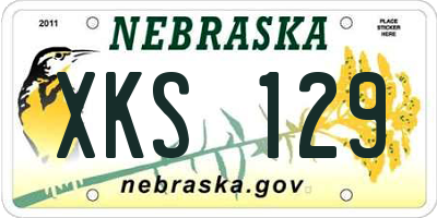 NE license plate XKS129