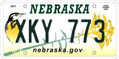 NE license plate XKY773