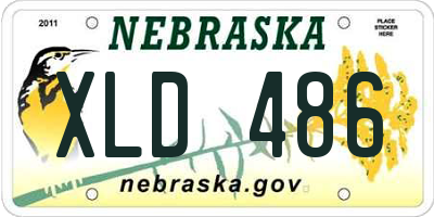 NE license plate XLD486