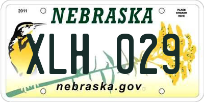 NE license plate XLH029