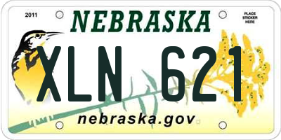 NE license plate XLN621