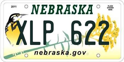 NE license plate XLP622