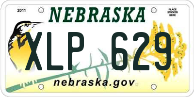 NE license plate XLP629