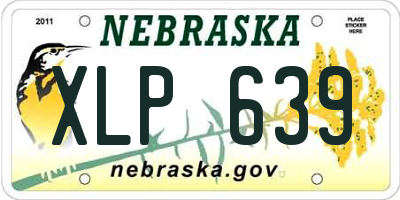 NE license plate XLP639