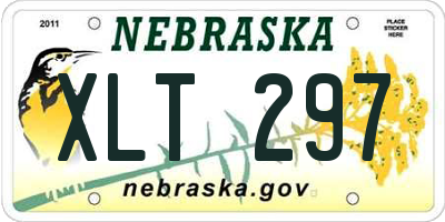 NE license plate XLT297