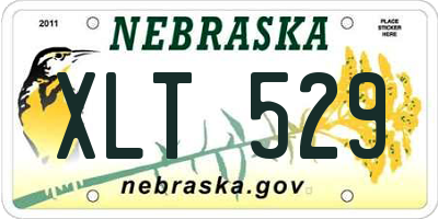 NE license plate XLT529