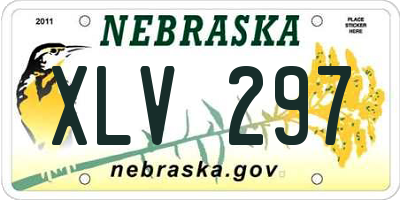 NE license plate XLV297