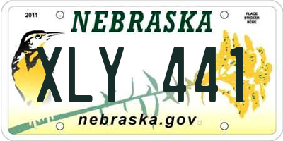 NE license plate XLY441