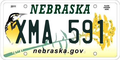NE license plate XMA591