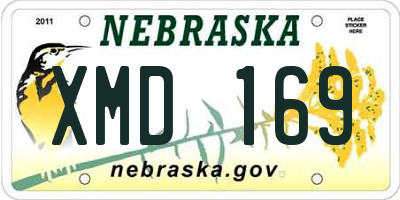 NE license plate XMD169