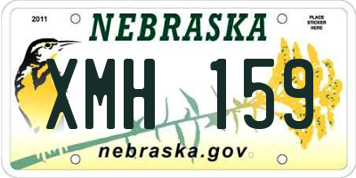 NE license plate XMH159