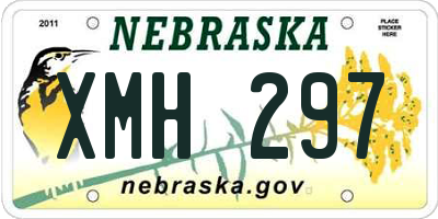 NE license plate XMH297