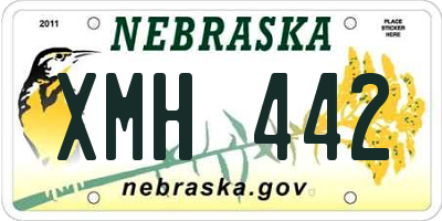NE license plate XMH442