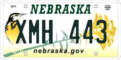NE license plate XMH443