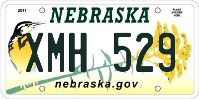 NE license plate XMH529