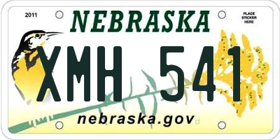 NE license plate XMH541
