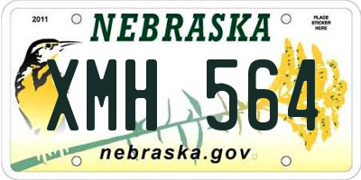 NE license plate XMH564