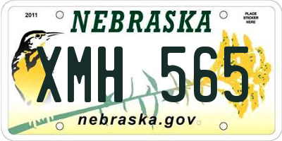 NE license plate XMH565