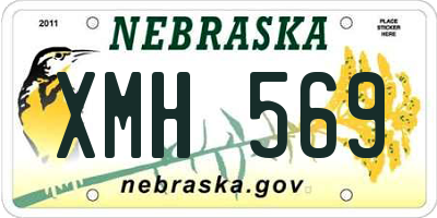 NE license plate XMH569
