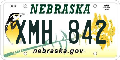 NE license plate XMH842