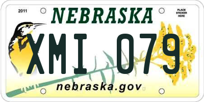 NE license plate XMI079