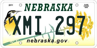 NE license plate XMI297