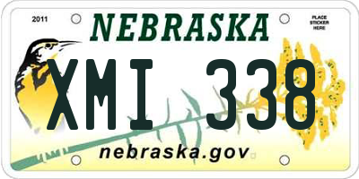 NE license plate XMI338