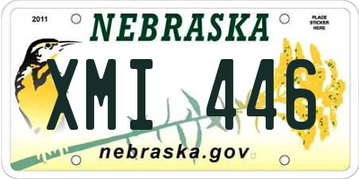 NE license plate XMI446