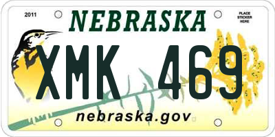 NE license plate XMK469