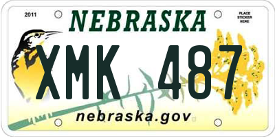 NE license plate XMK487