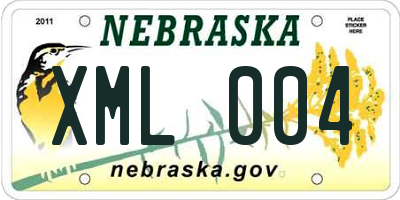 NE license plate XML004