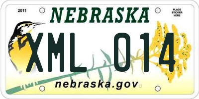 NE license plate XML014