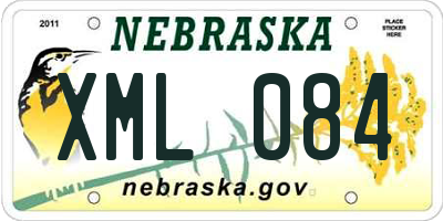 NE license plate XML084