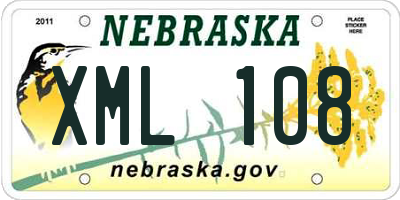 NE license plate XML108