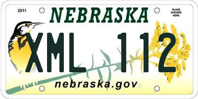 NE license plate XML112