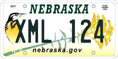 NE license plate XML124