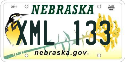 NE license plate XML133