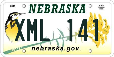 NE license plate XML141