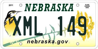 NE license plate XML149
