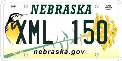 NE license plate XML150