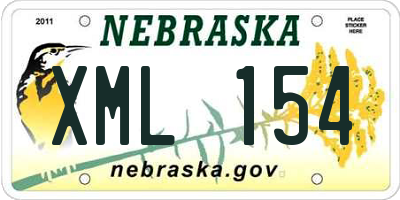 NE license plate XML154