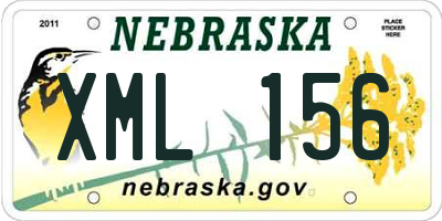 NE license plate XML156