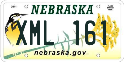 NE license plate XML161