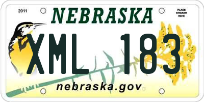 NE license plate XML183