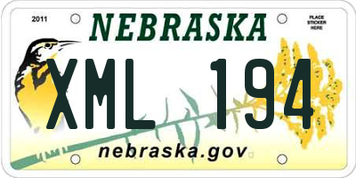 NE license plate XML194