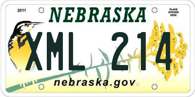 NE license plate XML214