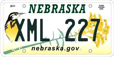 NE license plate XML227