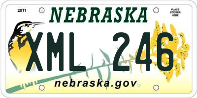 NE license plate XML246