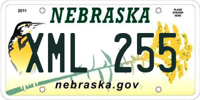 NE license plate XML255